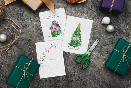Plantable Christmas Seed Cards